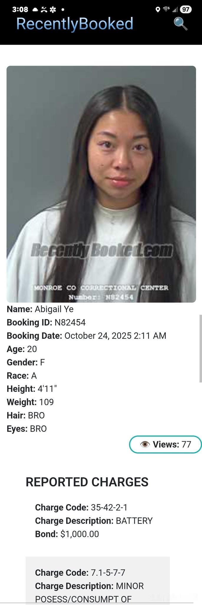 在美国印第安纳州发生一起很荒唐的事，一名姓ye的女学生在乘坐一辆Uber出租车时