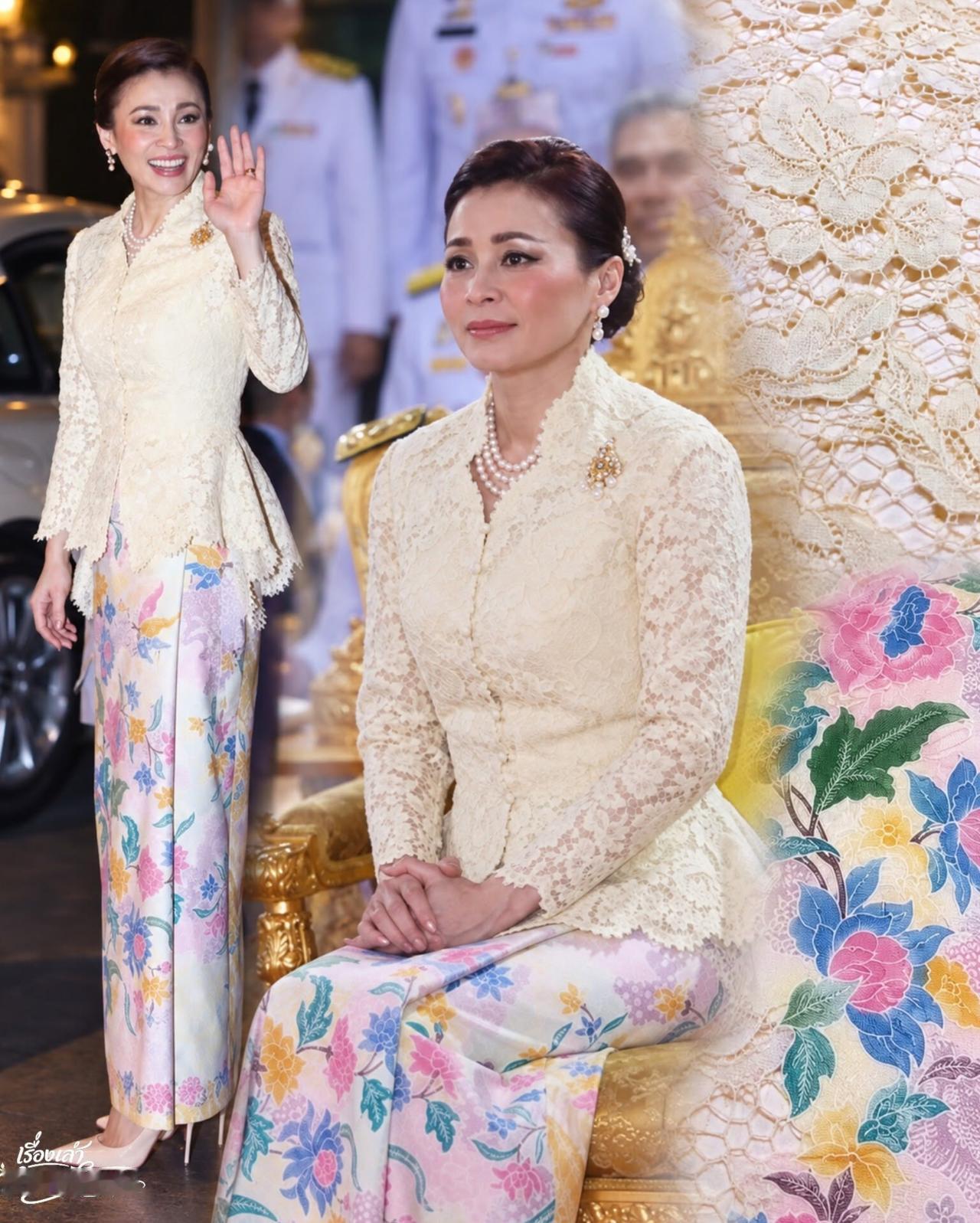 苏提达拥有盛世美颜，颜值和身材都无死角苏提达王后有一次去泰国南部的博他仑府访问
