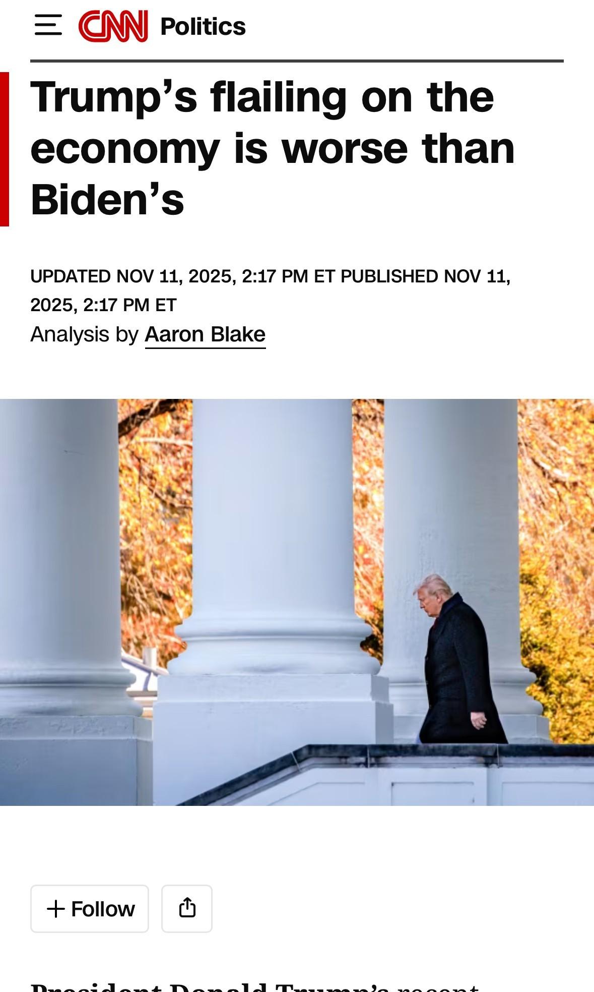 美媒对比数据不利,特朗普甩锅被质疑,选民会怎么选。美媒最近把特朗普和拜登当总统