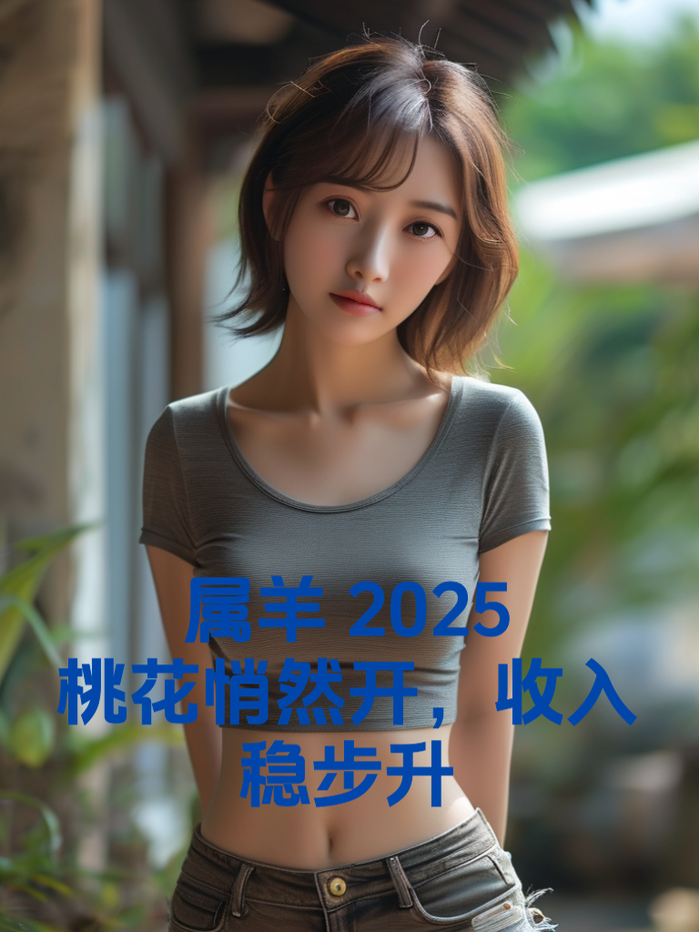 属羊2025：桃花悄然开，收入稳步升