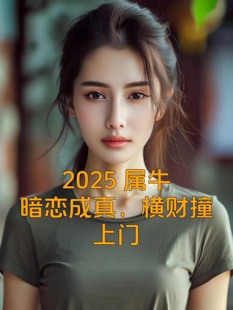 2025属牛：暗恋成真，横财撞上门