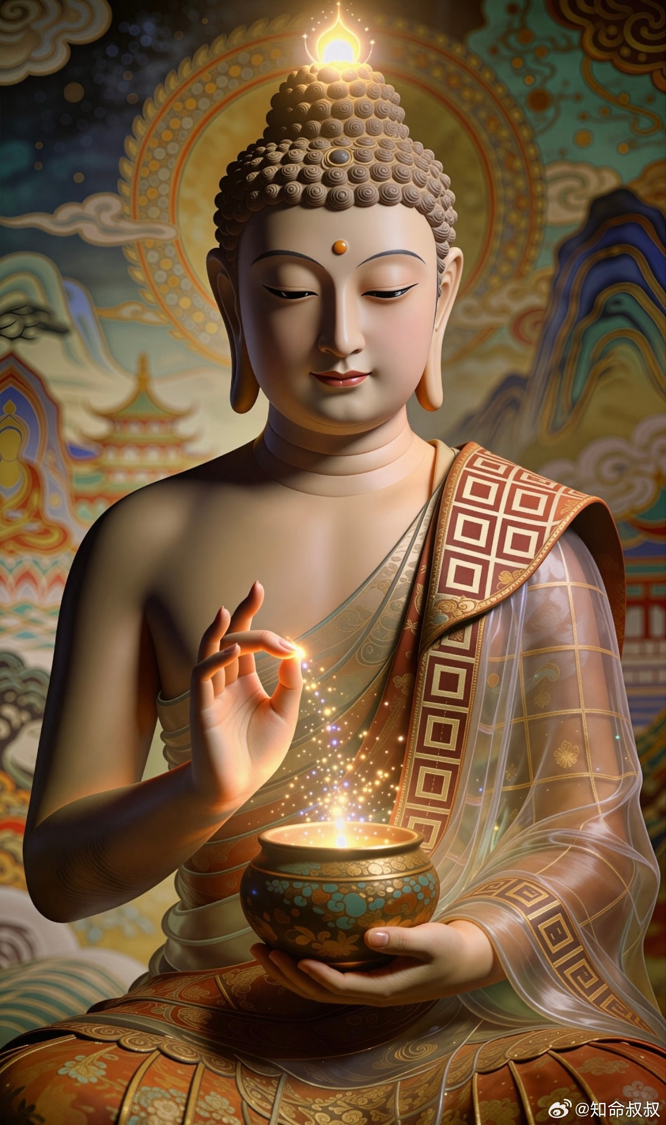 见佛祈福🙏，感恩佛光慈悲加持，愿我霉运散尽福来，岁岁无灾无难，日日喜乐安然，是