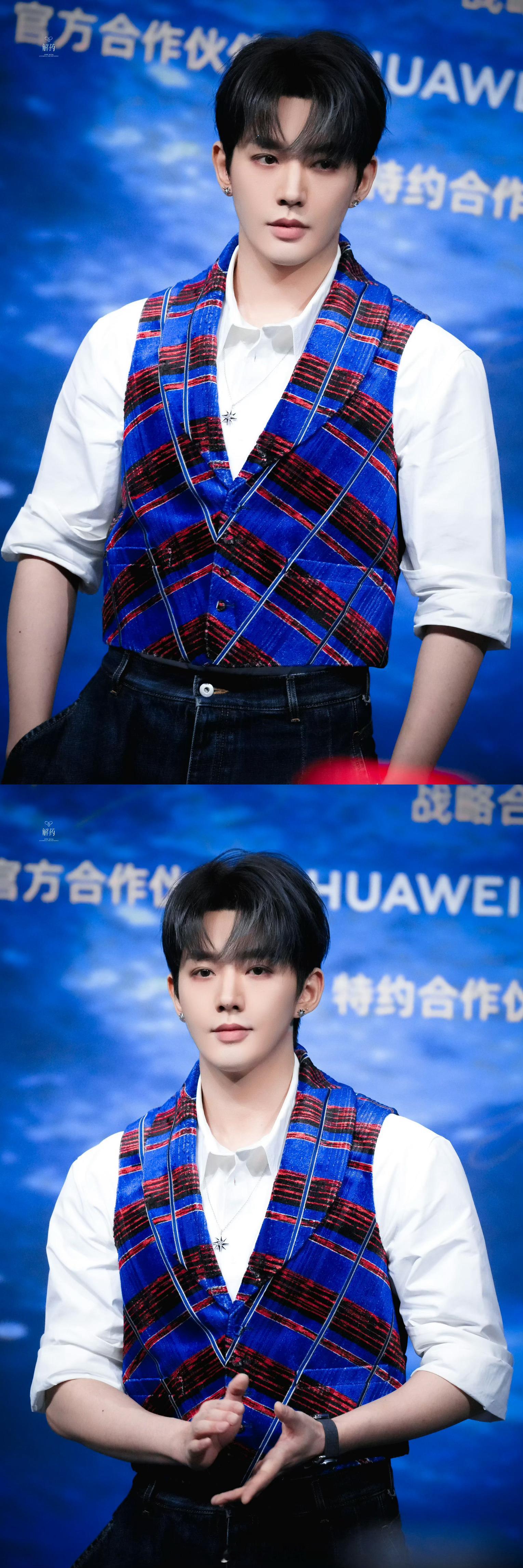 邓为星空毯生图昨天邓为微博之夜帅到爆，状态太好了，期待2月10日直播