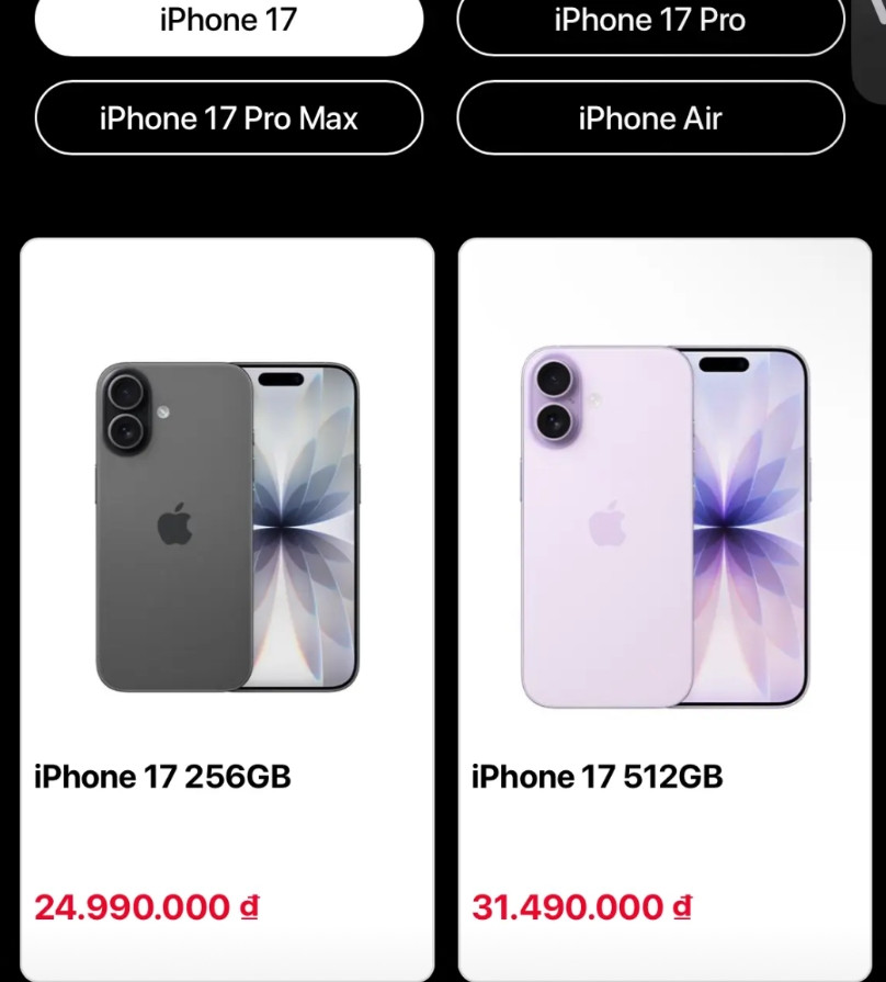 苹果17越南正式上市，越南售价明细来了，对比国内相差多少？iPhone17