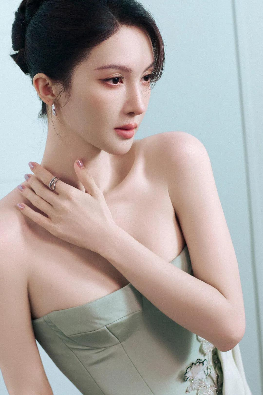 金晨-愿望礼服||气质女明星女神每个她都闪闪发光