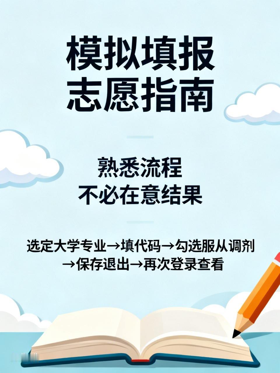 模拟填报志愿的重要性志愿模拟填报启动同学们可以熟悉一下操作流程但不必过于在