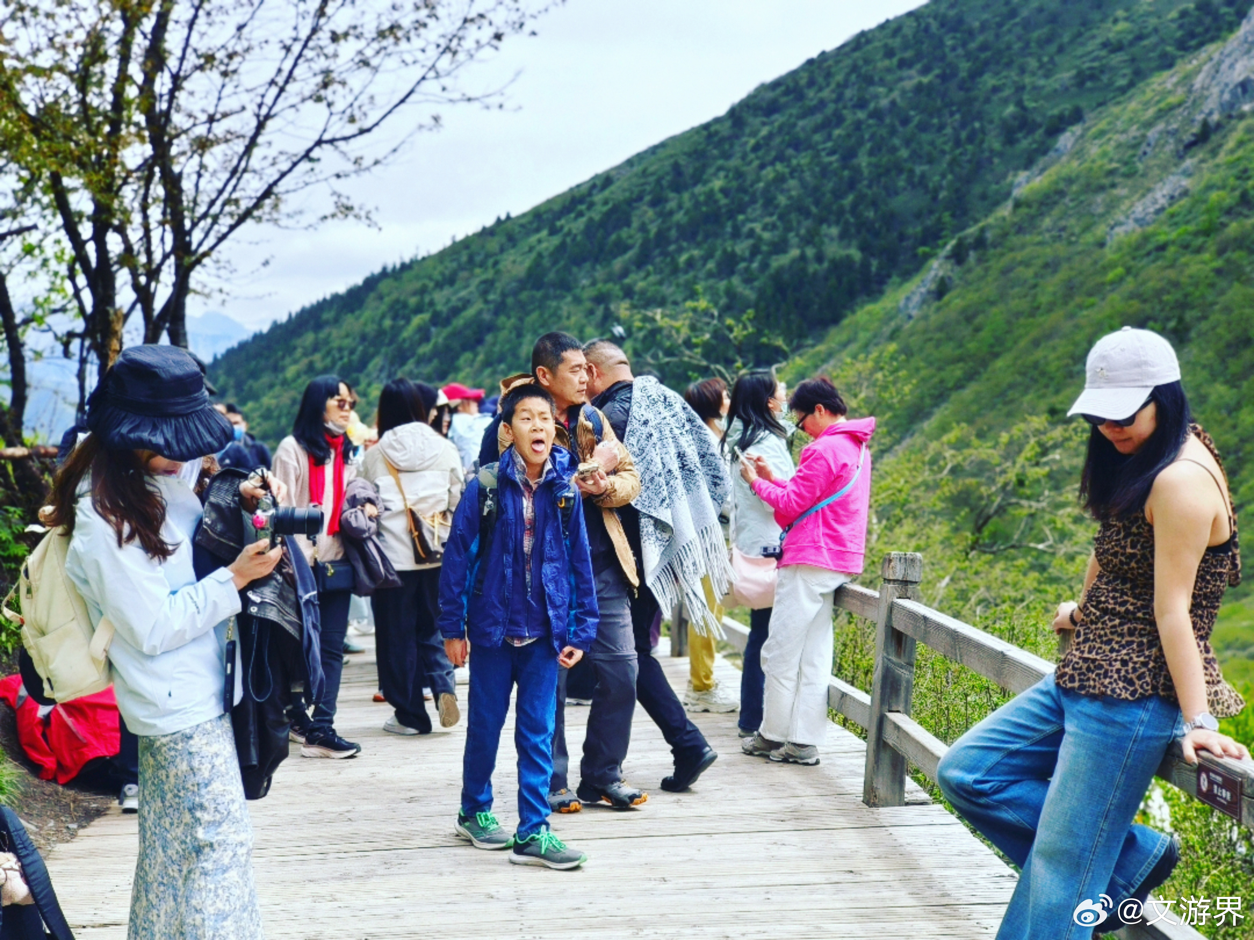 原来最美的风景藏在脚步与光影之间黄龙栈道踏清影很多人来黄龙只为打卡五彩池，我却