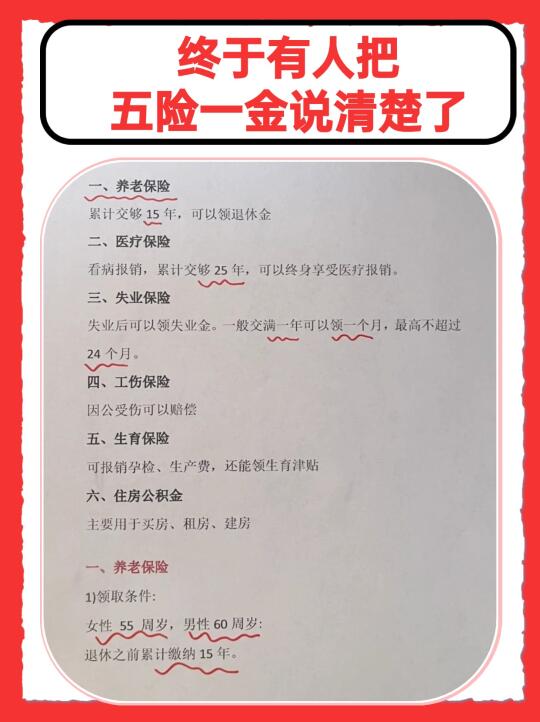2025年终于有人把五险一金说清楚了！