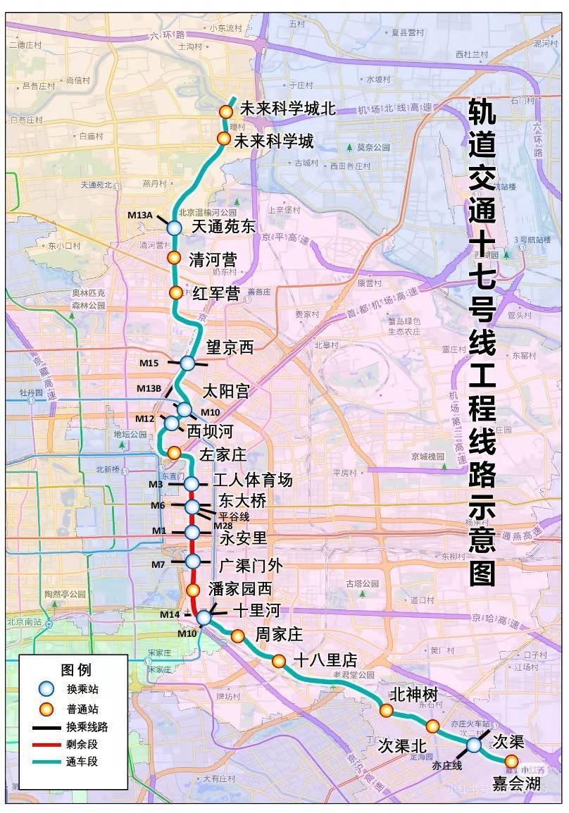 北京17号线全线启动贯通试运行!!!17号线贯通试运行后，你上班更方便了吗？