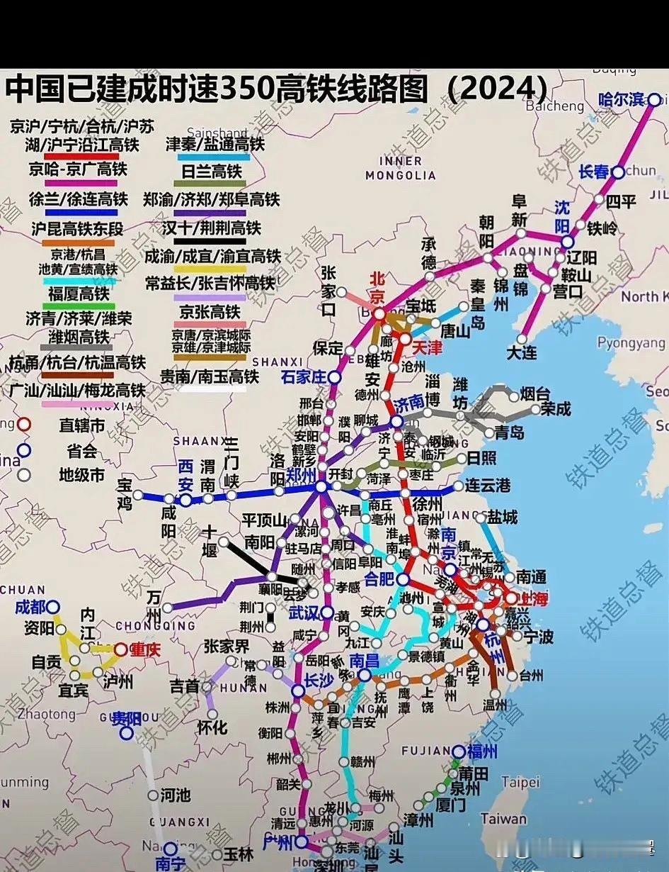 浙江与山东是排行前四的经济大省，竟然现在都没有实现市市通高铁，简直不可理解。浙