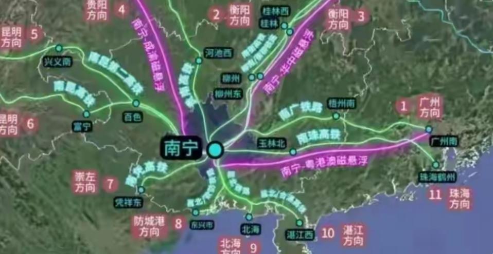 广西磁浮：南宁-广州1小时梦想加速驶来南宁与广州之间构建“一小时交通圈”的梦
