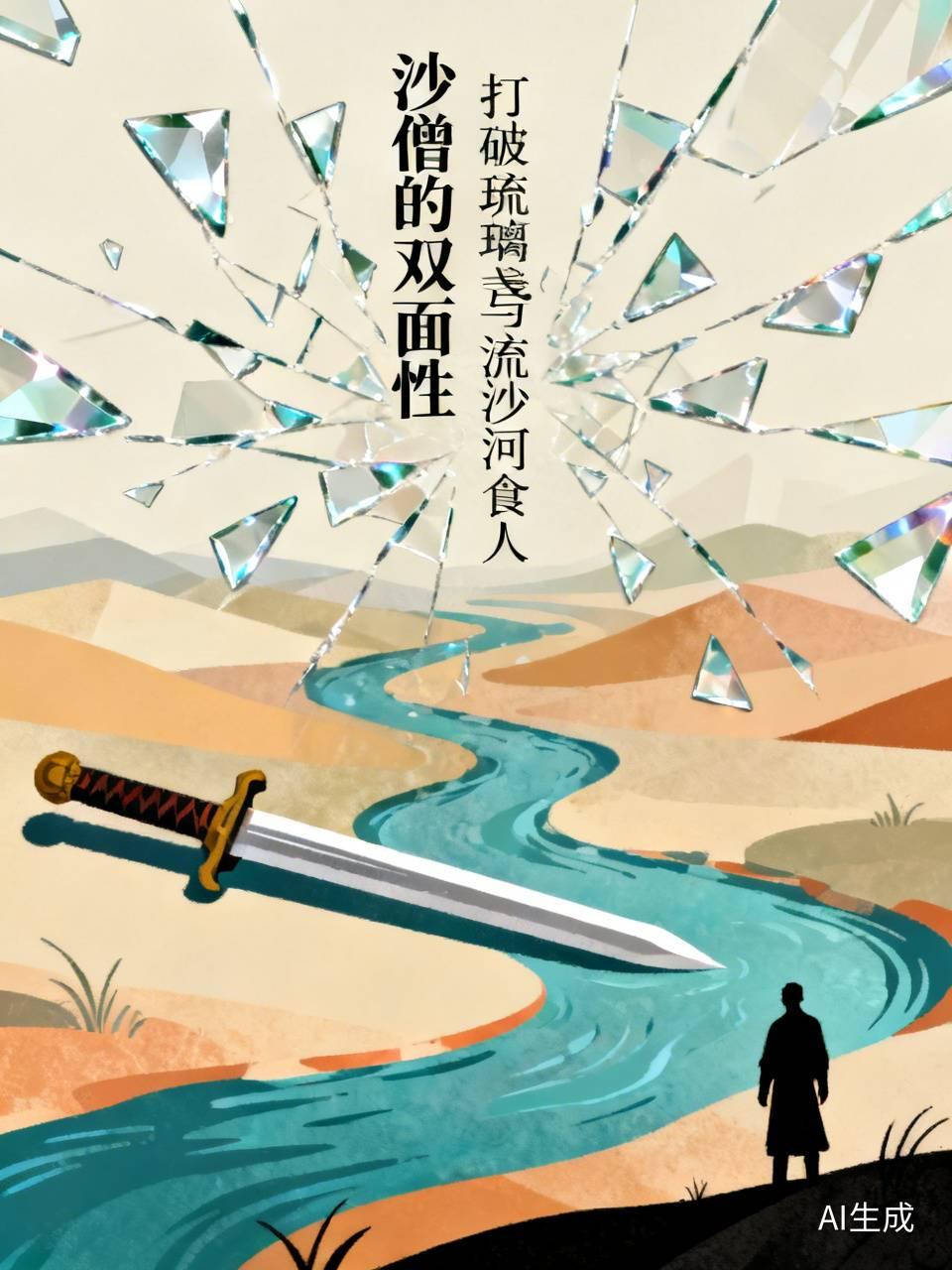 沙僧打破一个琉璃盏被打落凡间，每日经受万剑穿心，琉璃盏也就相当于一个玻璃杯吧，能