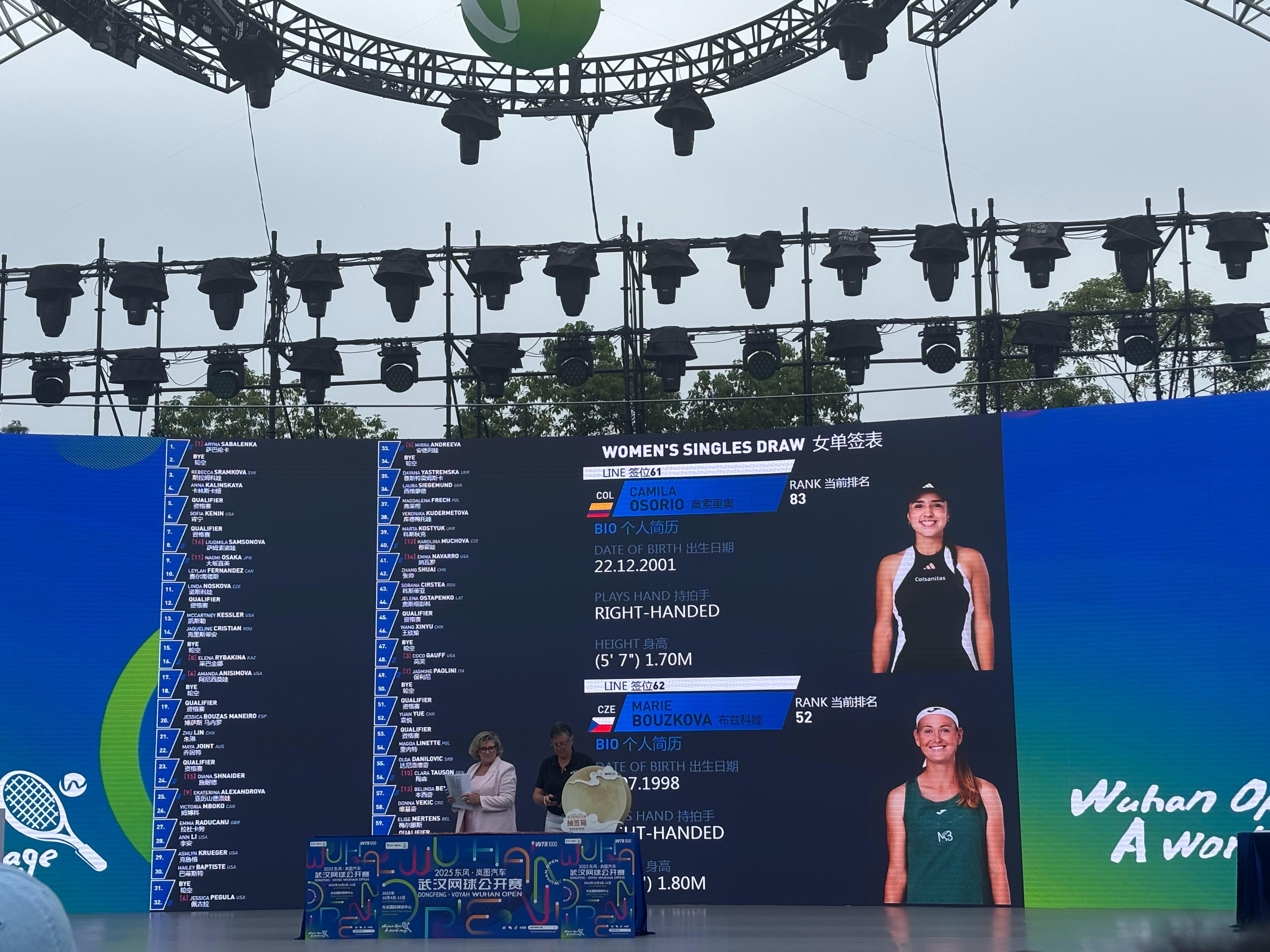 2025武网首轮焦点战：【11】大坂直美VS费尔南德斯【WC】张帅VS纳瓦罗【