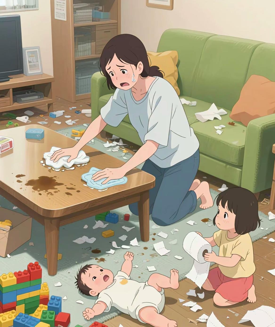 当妈妈后才懂生活变得一地鸡毛有了孩子才是婚姻的开始‼️从不谙世事的少女到家