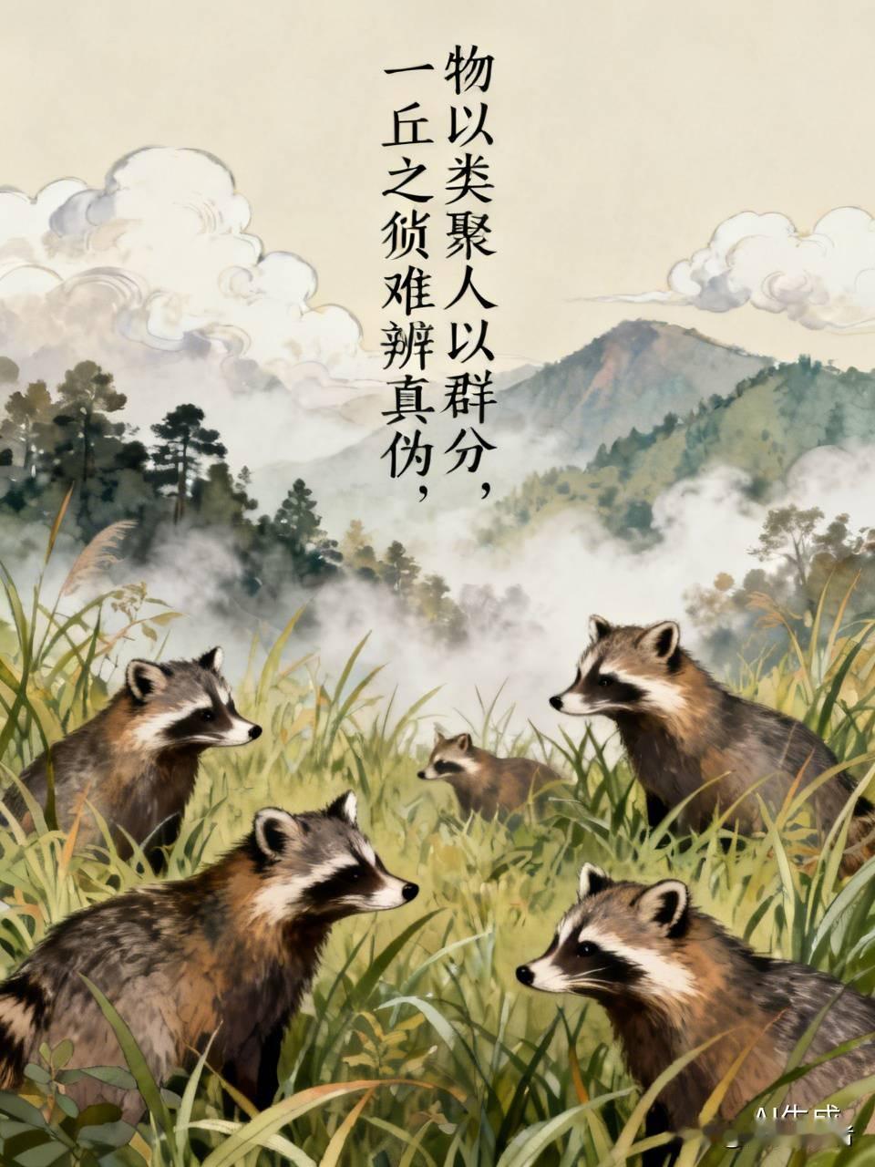 物以类聚人以群分，一丘之貉难辨真伪