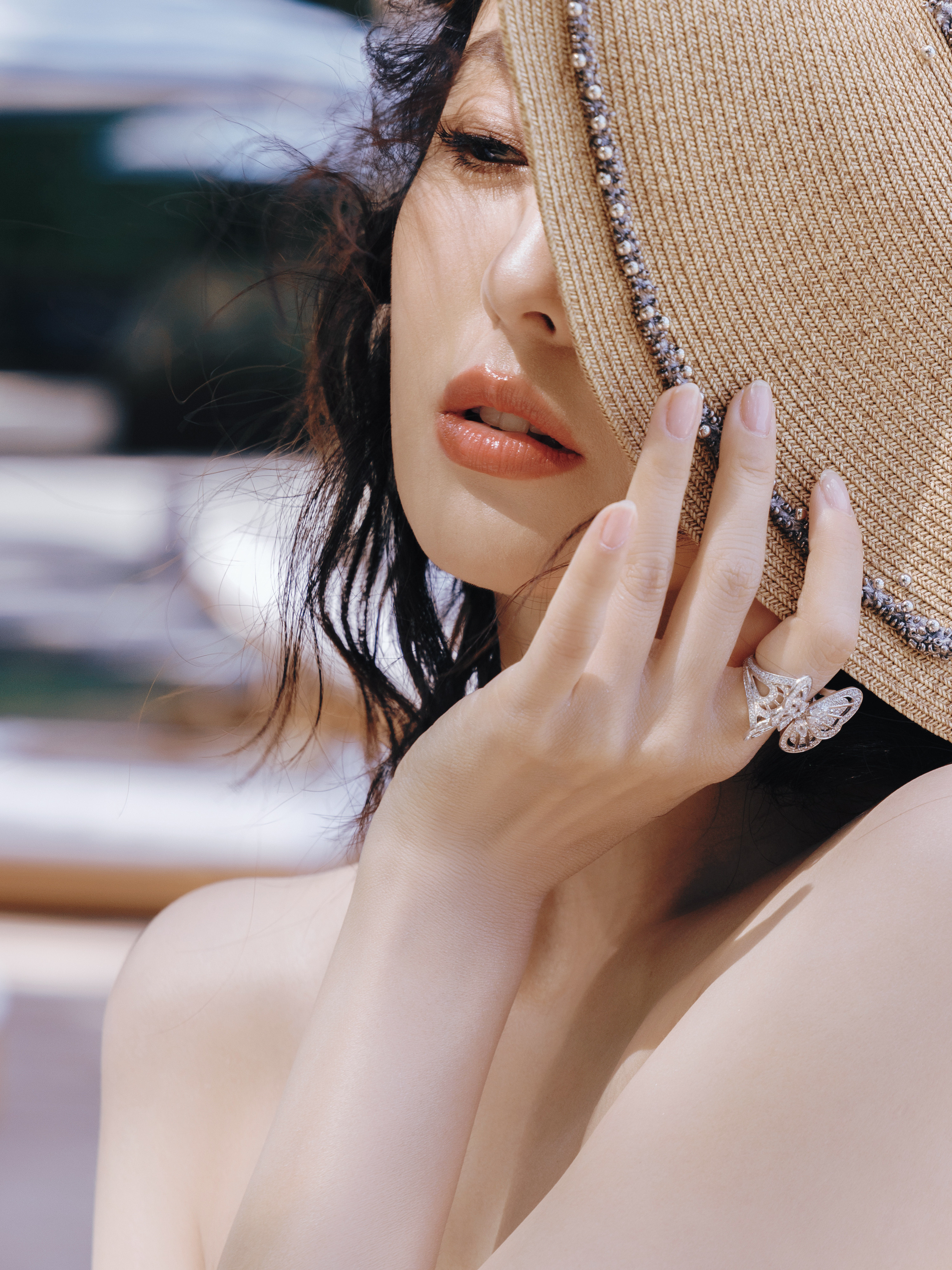 佟丽娅vogue海边假日👒​​​