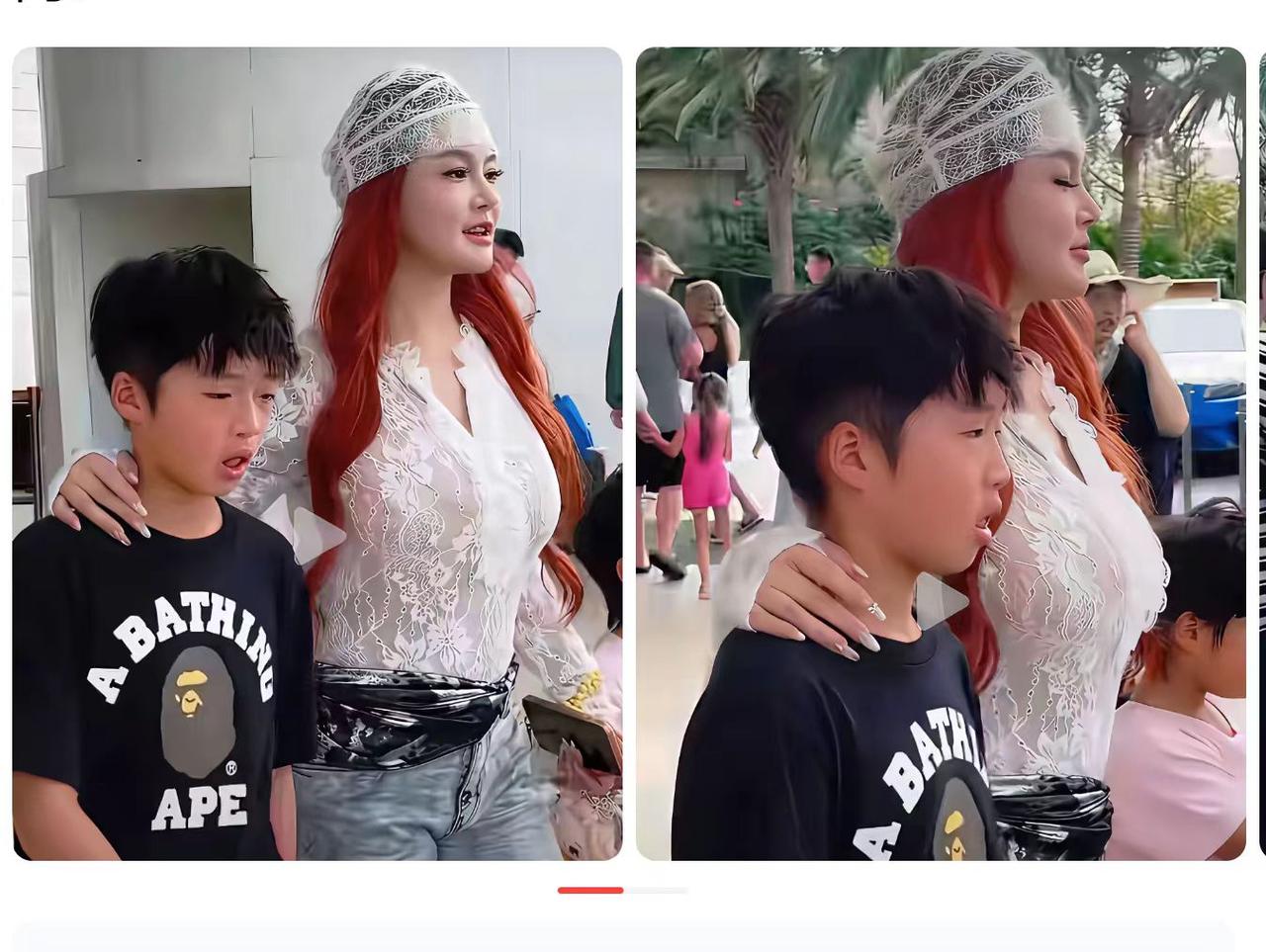 这体格，一看就是能持家的，邹市明有福气了。