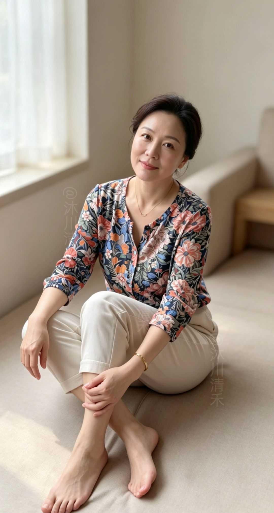 徐娘半老！色衰容退60有加且不失当年之风韵！60加这个状态已经超过很多人了，保养
