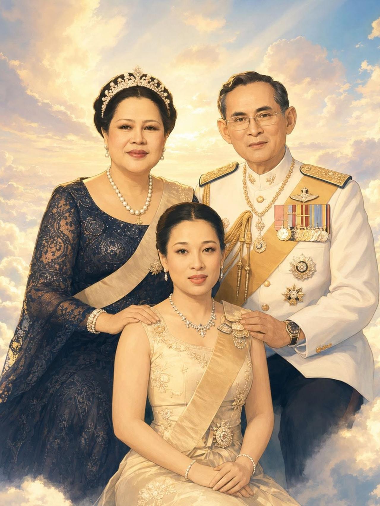 帕公主血统纯正，祖上多代都是近亲联姻泰国王室为了"血统纯正"，几代人近亲通婚，