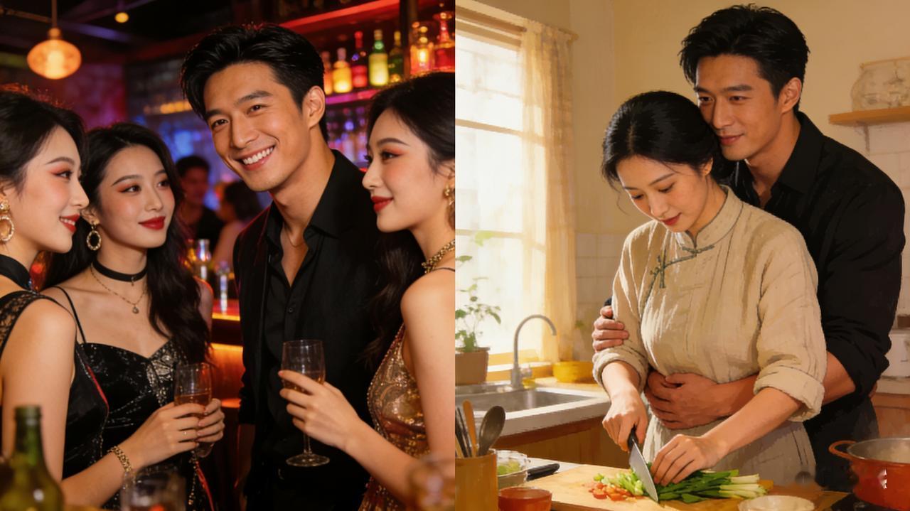 我发现一个普遍的现象所有的男人都喜欢看光鲜亮丽的美女但是他们最终娶的老婆都是