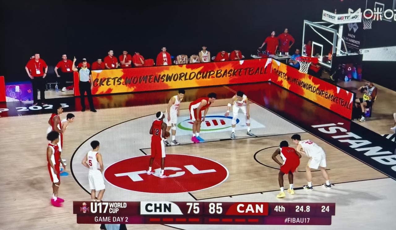 没了！最终U17中国男篮输给加拿大队！我们而且丢了太太太多后场篮板了！大疯狂了