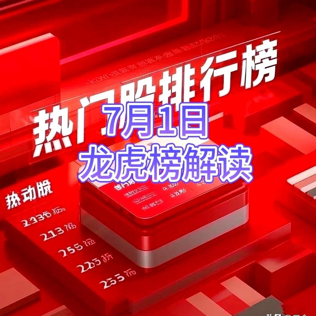 创新药行情还能持续吗？7月1日龙虎榜复盘热点轮动太快了，追涨真得小心点，你看