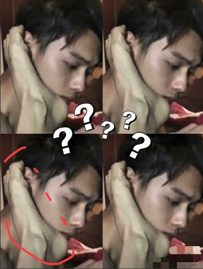 “啊？这真是许凯？”一张图炸出多少问号！前女友大金视频里，许凯脸上竟贴着只脚
