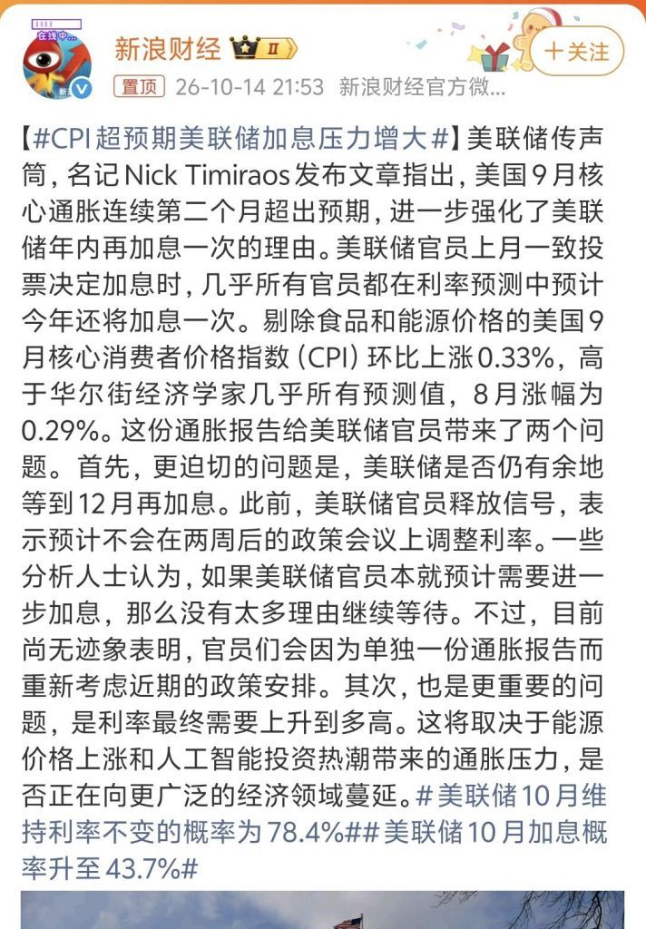 美国佬CPI爆炸，美联储估计要忍不住继续加息了[滑稽笑]cpi炸》加息》继续炸》