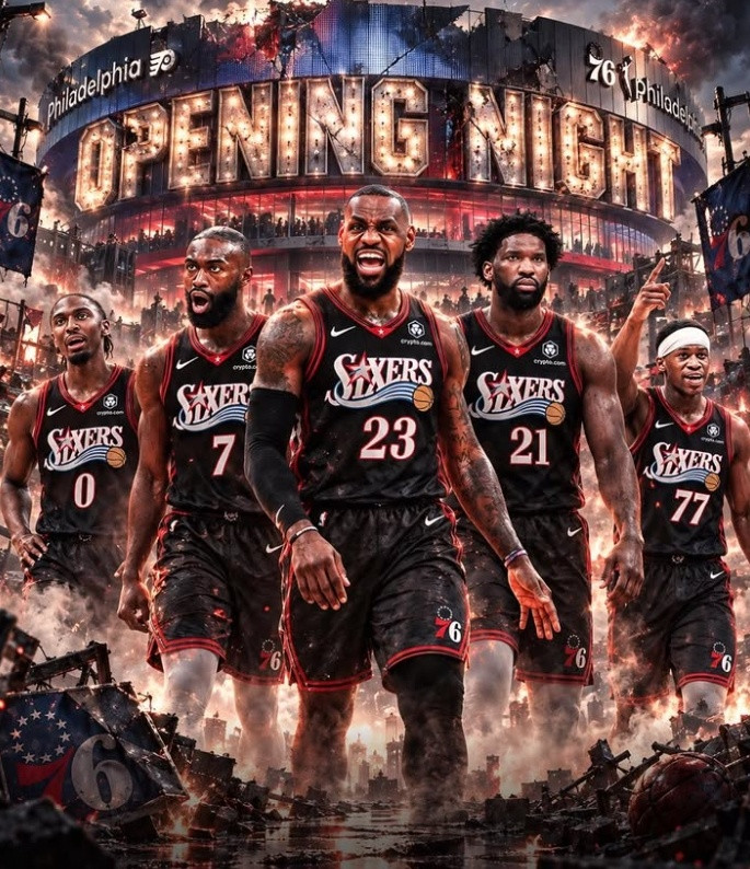 距离76人队新赛季揭幕战还有9天！76人本赛季拥有NBA最有利的赛程之一👀?