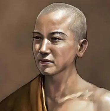 384年，前秦大将吕光攻破龟兹国，俘获了高僧鸠摩罗什。吕光见他年轻，恶趣味发作，