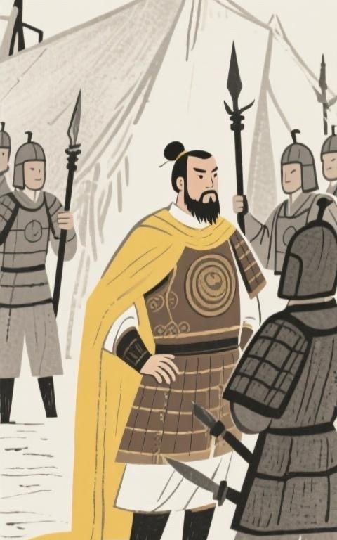 黄袍加身的初代版本，版权是属于后周太祖郭威，表演得过于仓促，黄袍都没来得及制作，