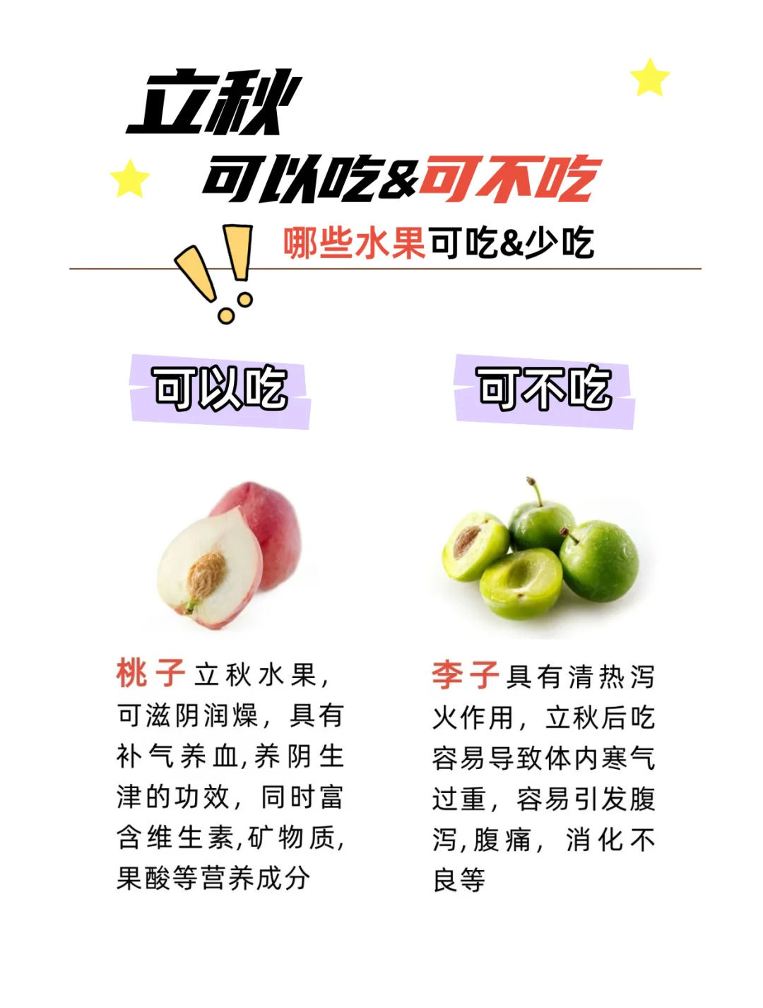 🍁立秋后的水果！这样吃才养人