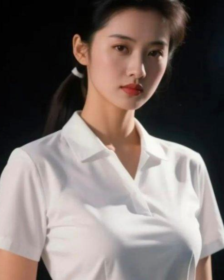 这张照片拍摄于1999年，照片里的人是辽宁电视台新闻中心的员工刘芳菲。那时她