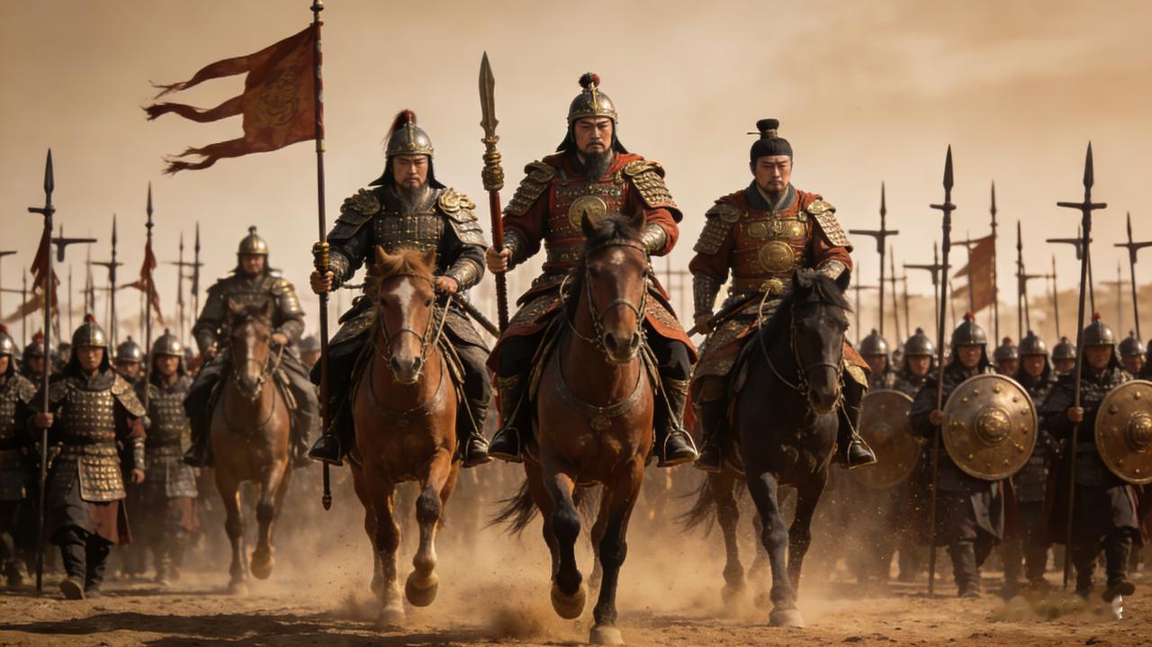 有两人在《三国演义》中只出现过一次，但对刘备帮助巨大。见到张飞和关羽，刘备只是“