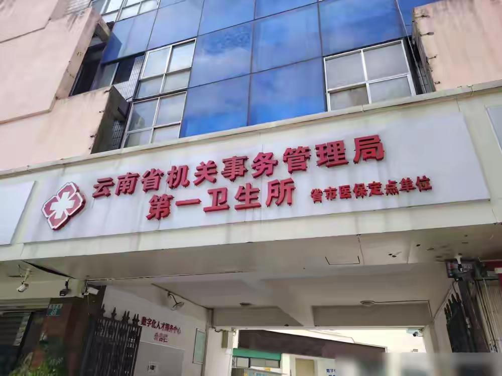 路过昆明的街头，在五华区西坝路弥勒市院内见到这样的一个单位，有第一卫生所，那是不