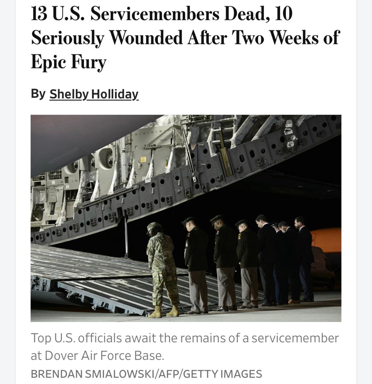 5架美军加油机在沙特遭袭受损¹美军仍坚持说上一架加油机被毁，6个美军死亡不是“