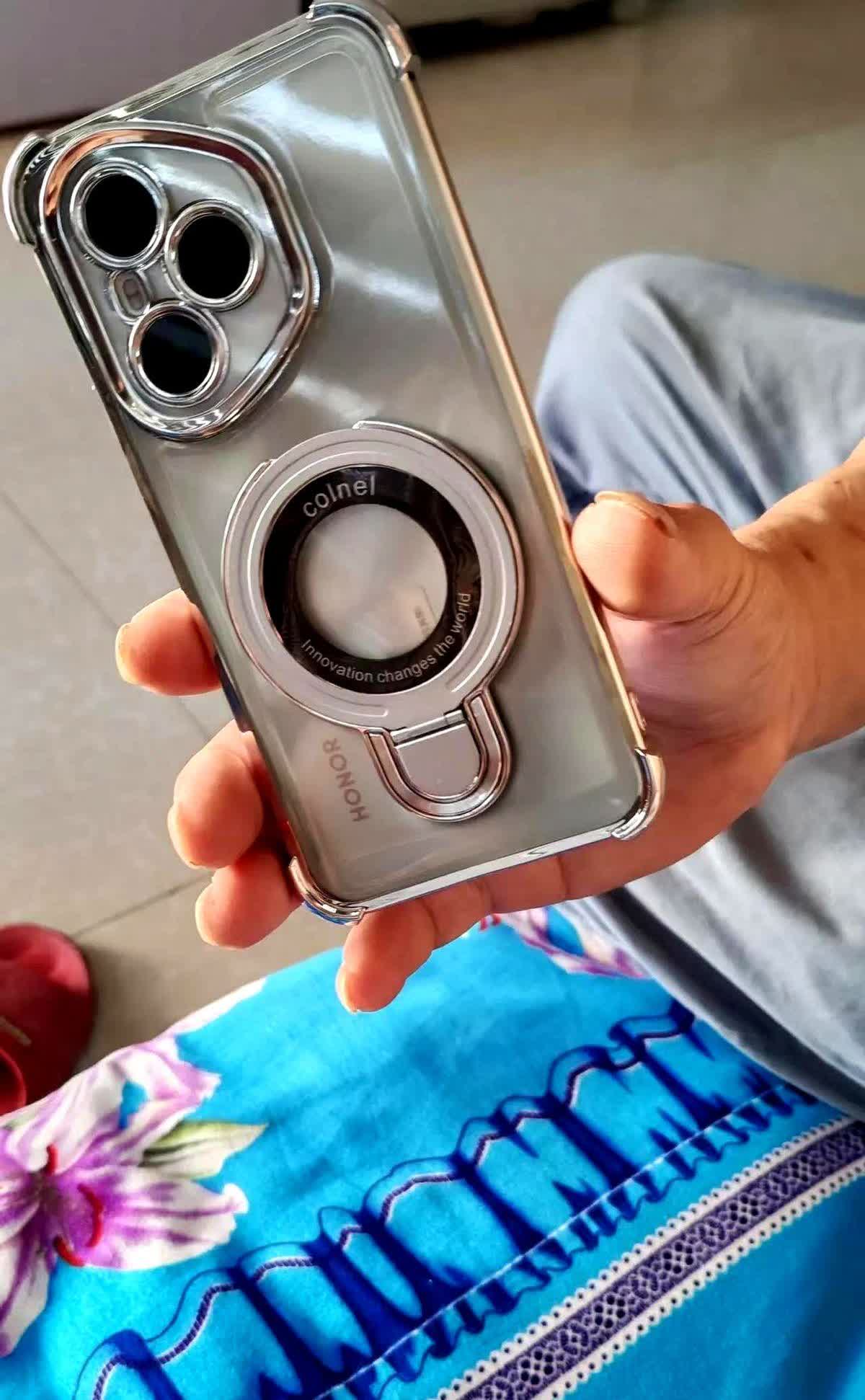 我关注心心念念已久的荣耀400Pro，昨天终于到手了，到手就在网上就买了保护套，
