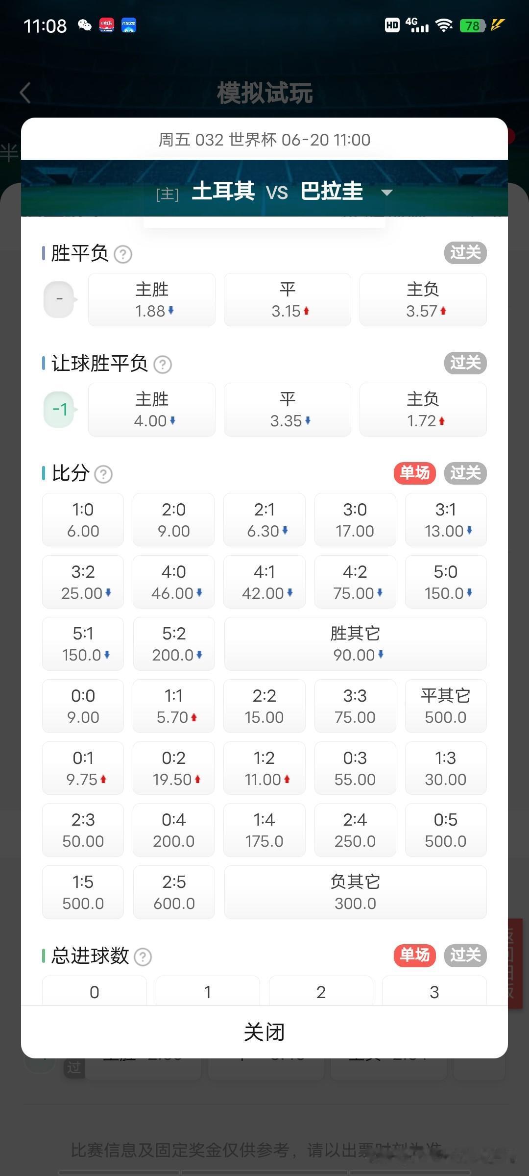 世界杯你们买彩票中了吗32土耳其vs巴拉圭两队第一场都输球了，这场就是一场