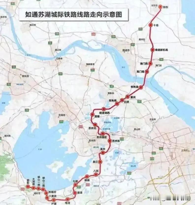 如通苏湖城际铁路浙江湖州段已经整体开工快三年了，而江苏段仅有苏州北至苏州东之间的
