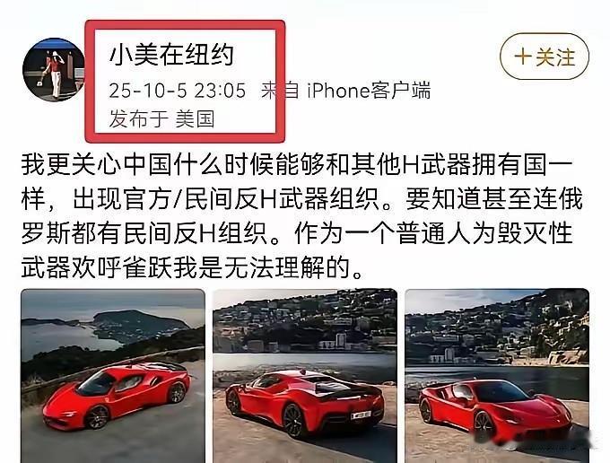 我预料到了有人会在美国反对核武器，也预料到会有人用中文宣传反核，万万没想到有人偏