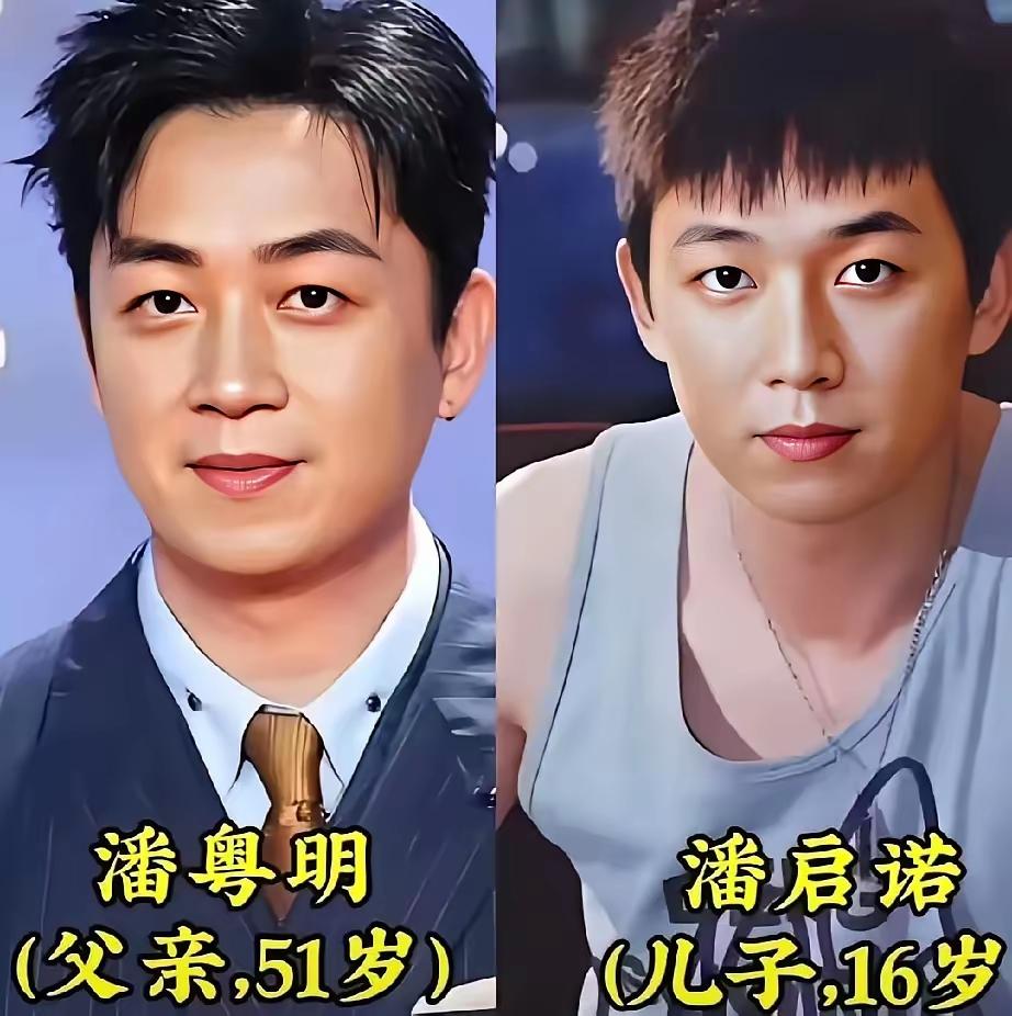 陈小春和儿子真的是长得特别的像！当年在看《爸爸去哪儿》的时候，就特别喜欢这个