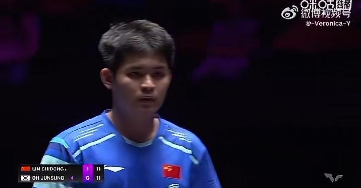 林诗栋🇨🇳连赢两局了[笑着哭]！前两局林诗栋🇨🇳11-6，13-11领先