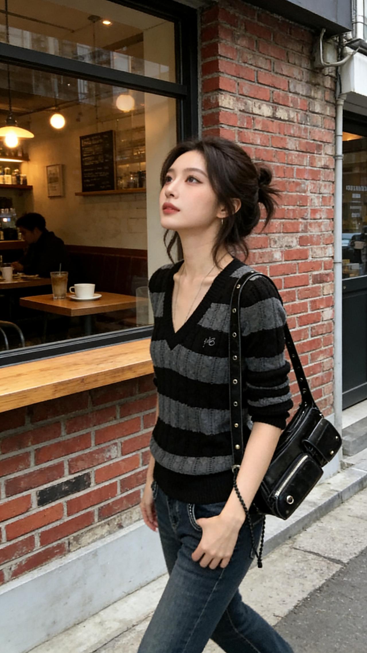 温柔穿搭韩系穿搭穿搭分享穿搭上衣穿搭