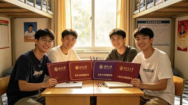 河南洛阳，一男生宿舍4人约定一起考研，疯狂备考一年后，宿舍4人全部考上985名校