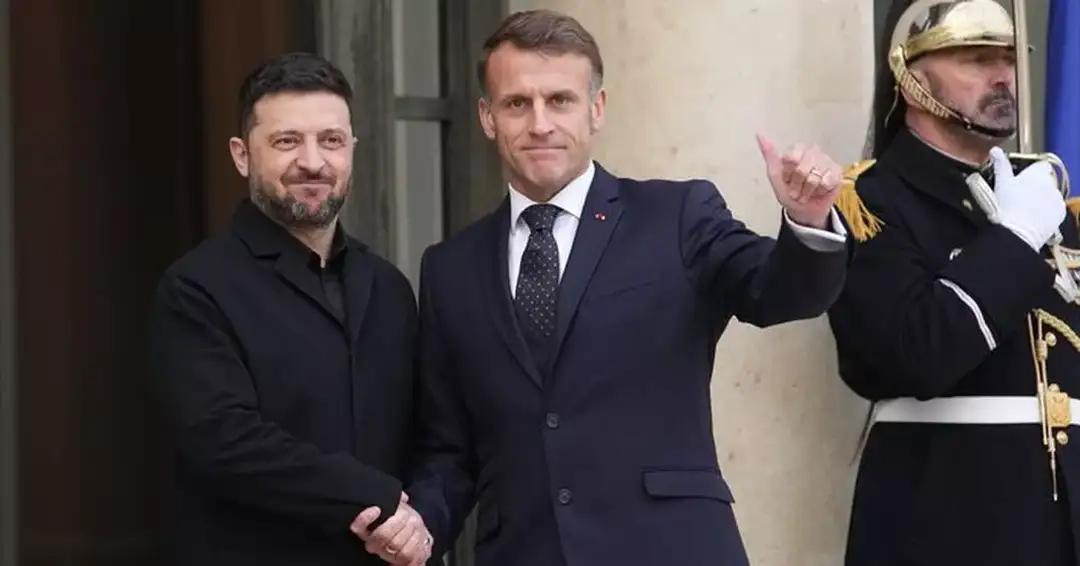 泽连斯基在马克龙访华前夕急切访法，让马克龙一定把信捎到，“一定要让中国知道。”为