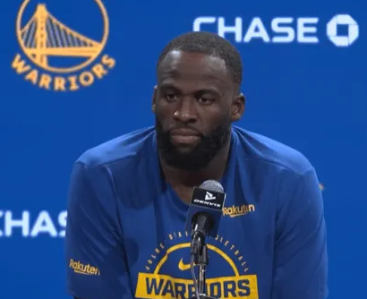 NBA常规赛，雷霆124-112战胜勇士。赛后，德雷蒙德-格林接受了采访。谈到