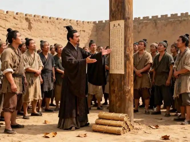 商鞅变法规定，士兵每杀一个敌人就能升一级爵位。 秦国打仗时常斩杀数万人，看似