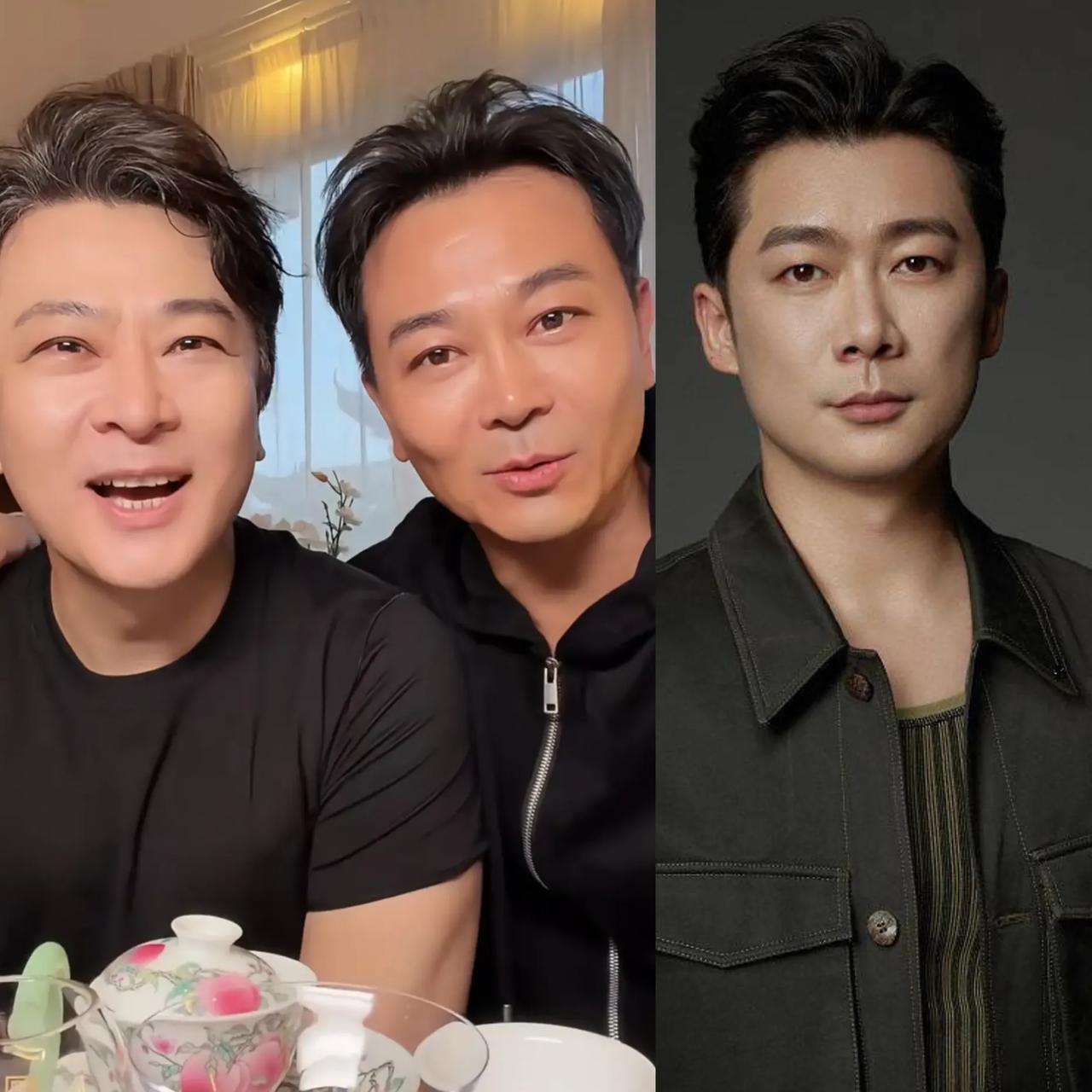 于毅吴樾罕见同框直播，网友:加上曹征就能演三胞胎了！近日，于毅与吴樾一起直播，