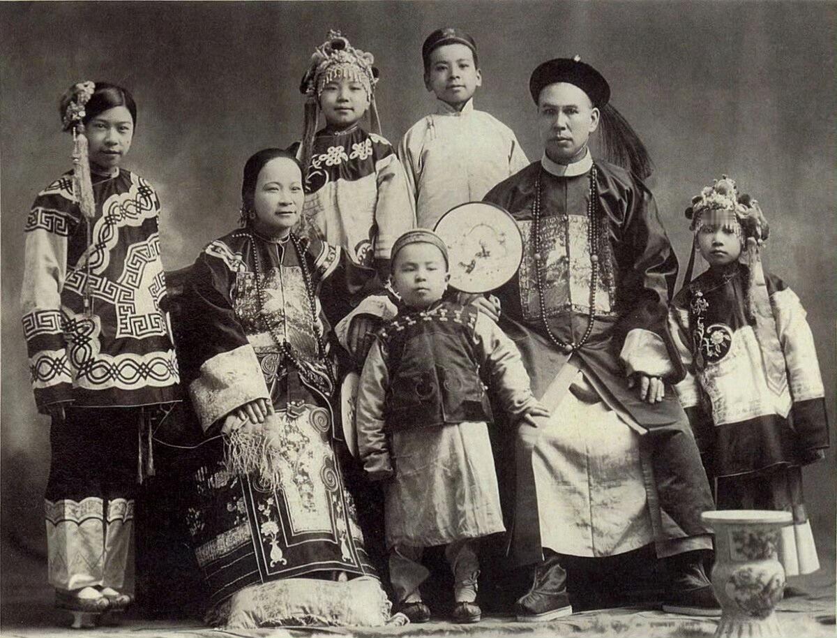 1890年代的中国贵族家庭​​​