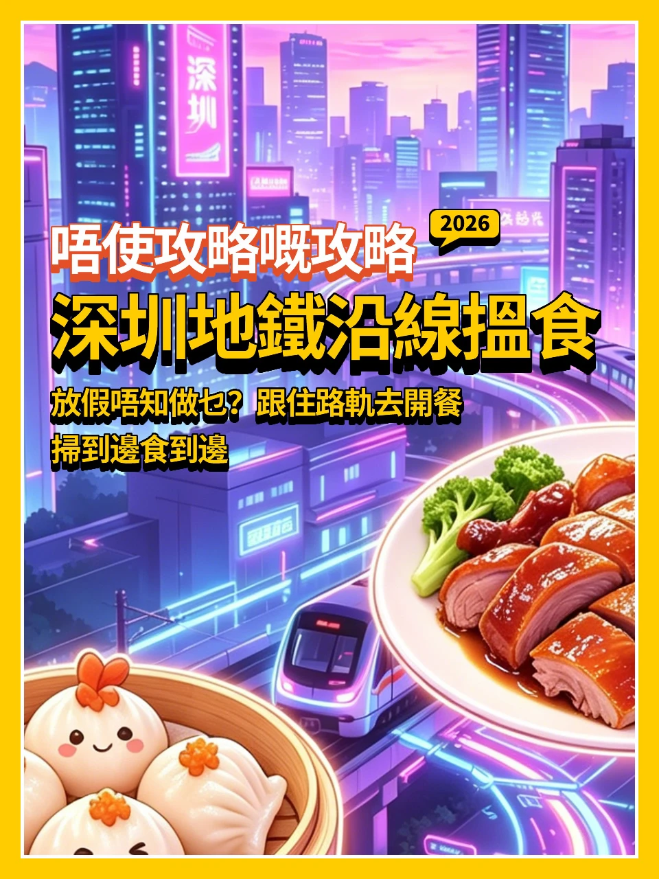 跟住路軌去開餐🚇深圳地鐵沿線搵食攻略